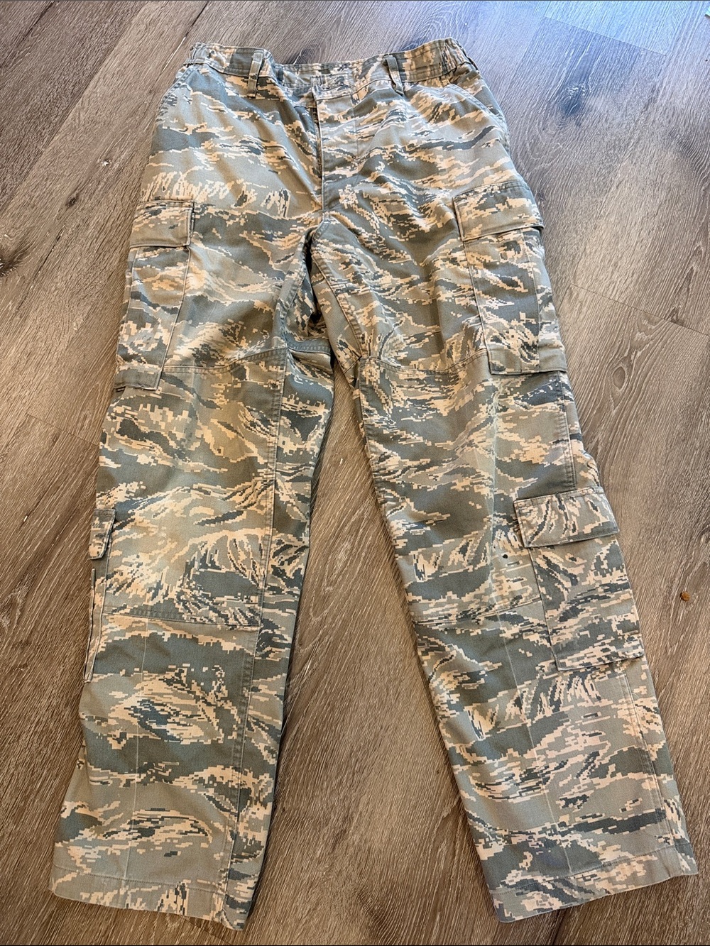 Men's Tactical Cargo Pants - Gray Camo